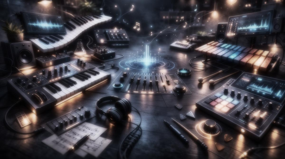 Instrumentos virtuales y herramientas musicales online - DJFuturo Tools
