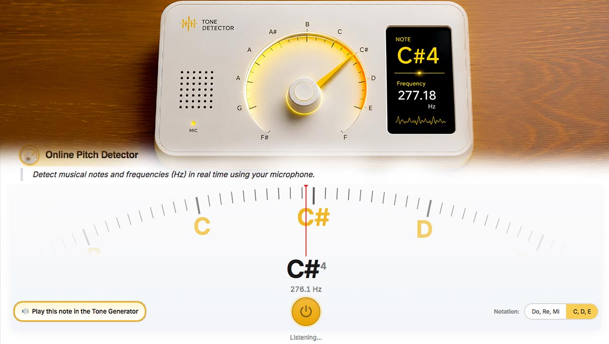 Online Pitch Detector